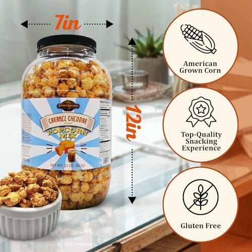 Stonehedge Farms Caramel Cheddar Popcorn Mix