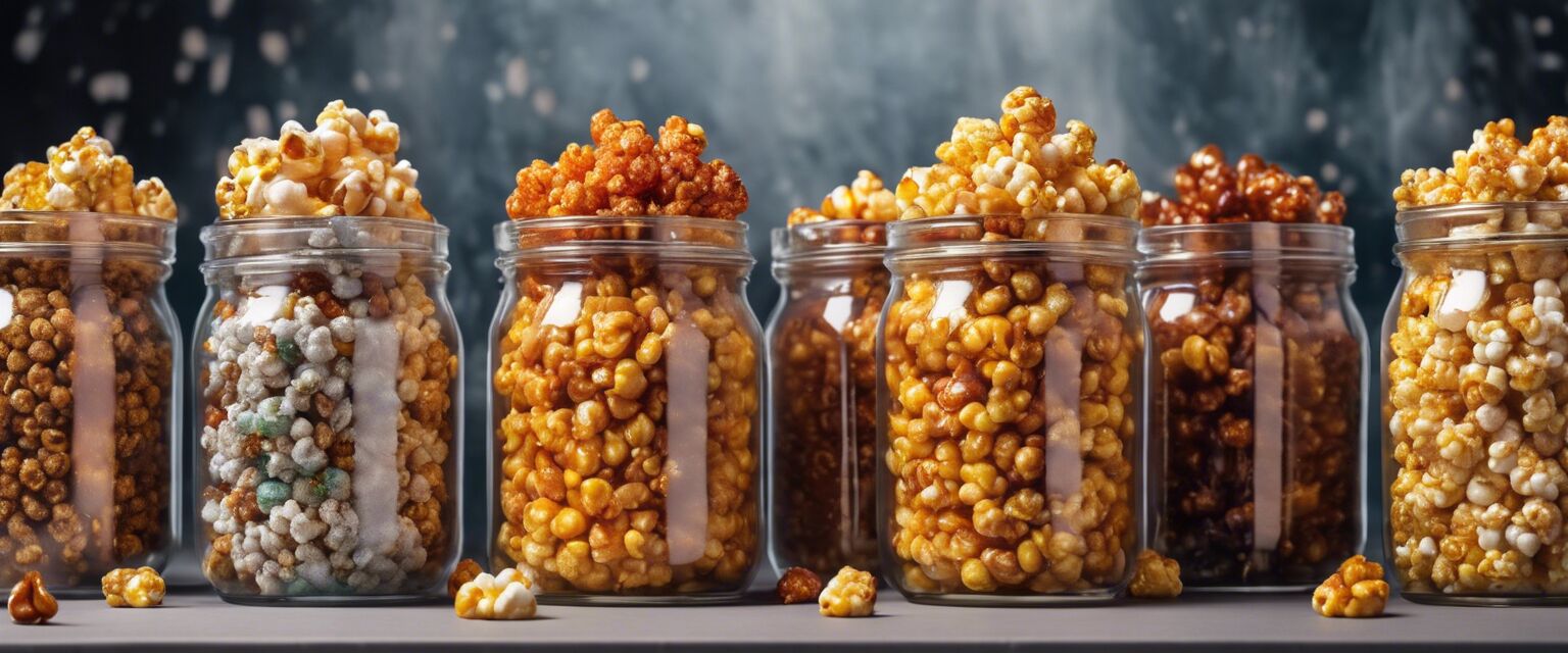 Caramel corn display for events