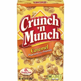 Crunch 'n Munch Caramel Popcorn with Peanuts box front