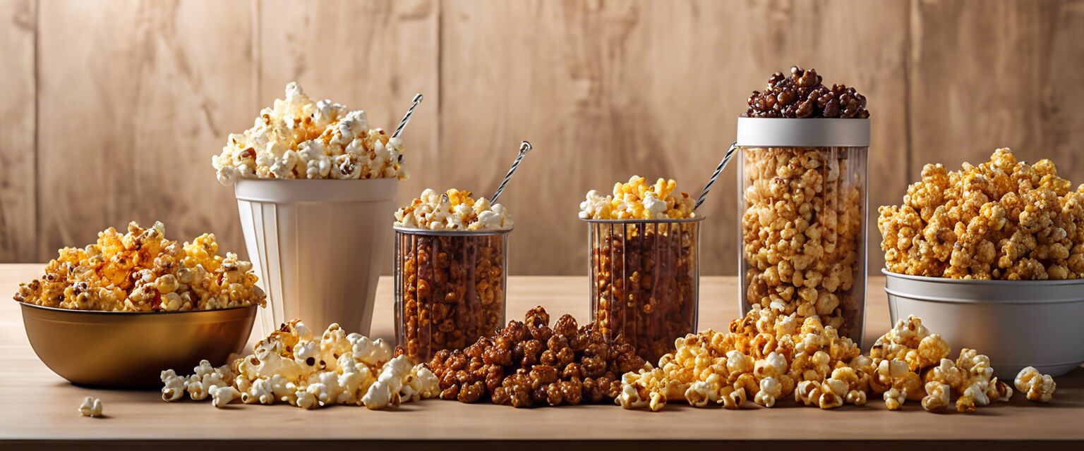 Popcorn bar for events